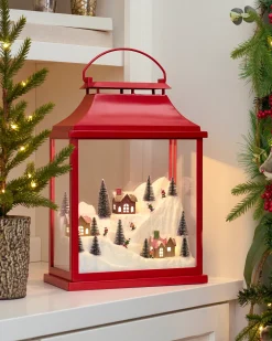 Alpine Ski Mountain Lantern