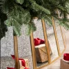 Antiqued Mirror Christmas Tree Collars
