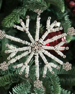 Antiqued Snowflake Christmas Ornament Collection
