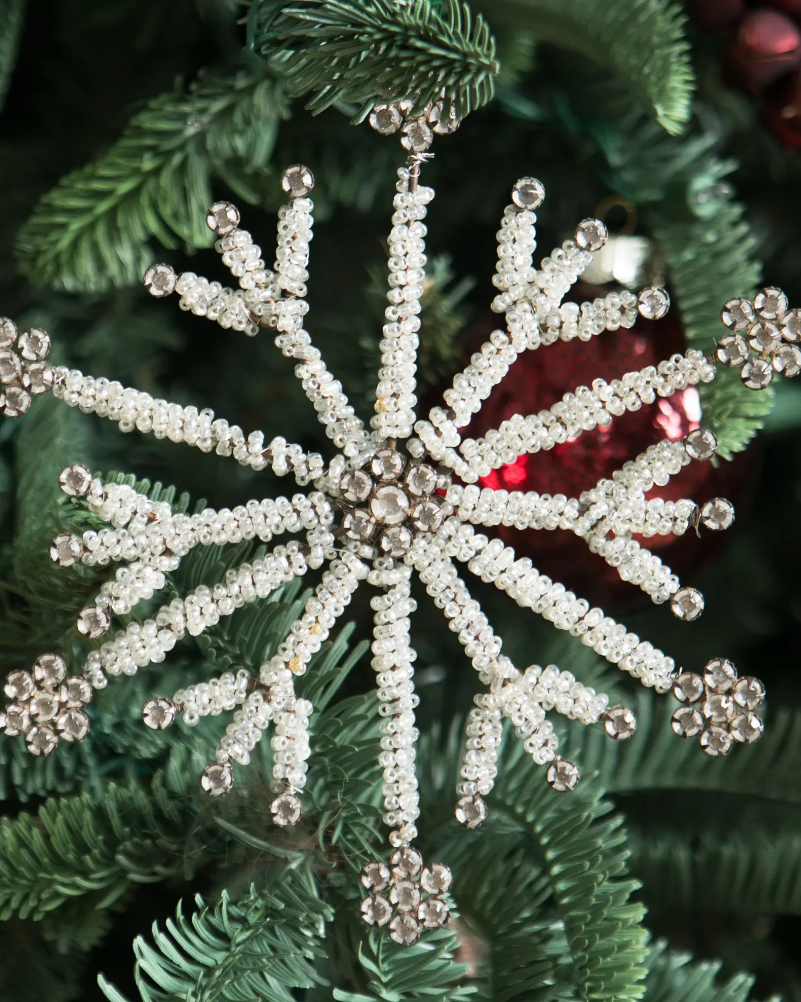 Antiqued Snowflake Christmas Ornament Collection