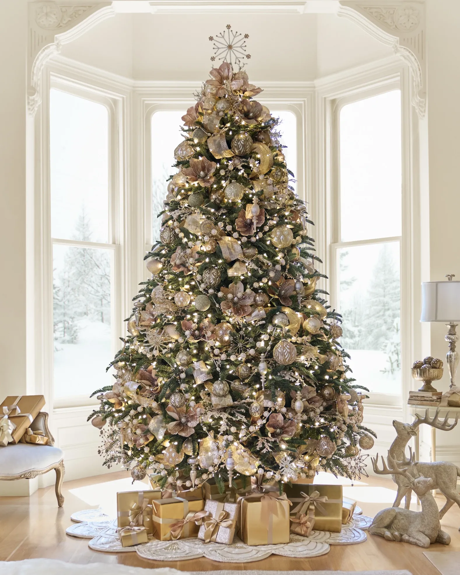 Antiqued Snowflake Christmas Ornament Collection