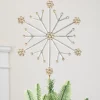 Beaded Snowflake Christmas Tree Toppers