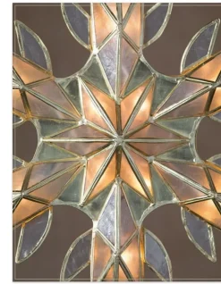 Capiz Snowflake Lighted Tree Toppers