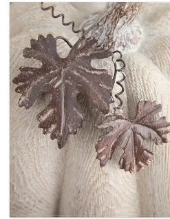 Faux Wood Pumpkins