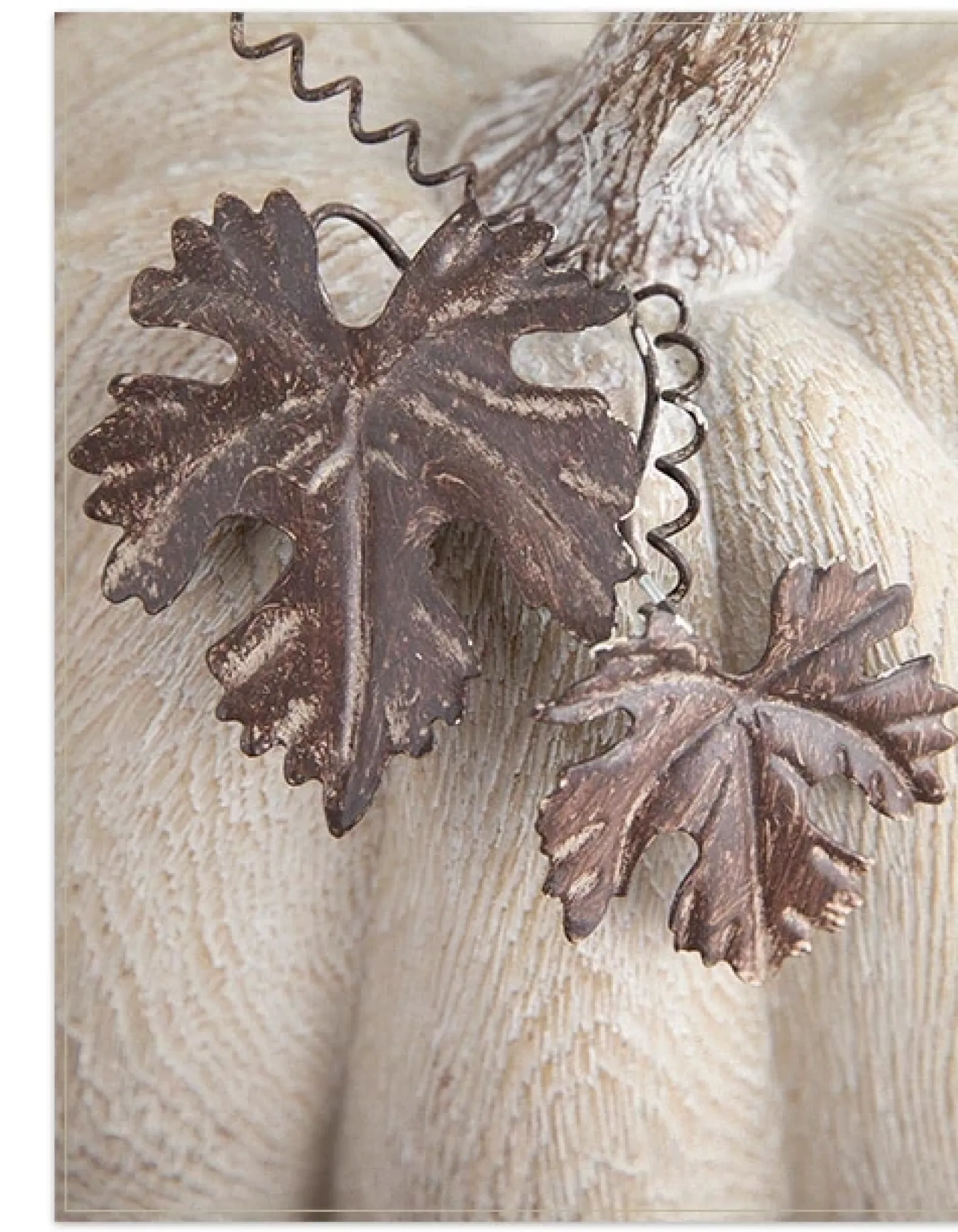 Faux Wood Pumpkins