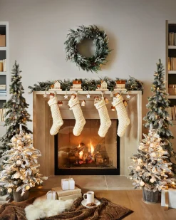 Frosted Forest Pine LED Trees