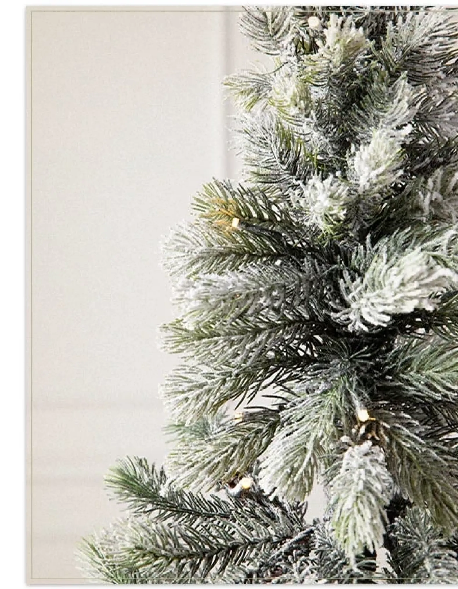 Frosted Forest Pine LED Trees