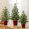 Lit Countryside Tabletop Tree Sets