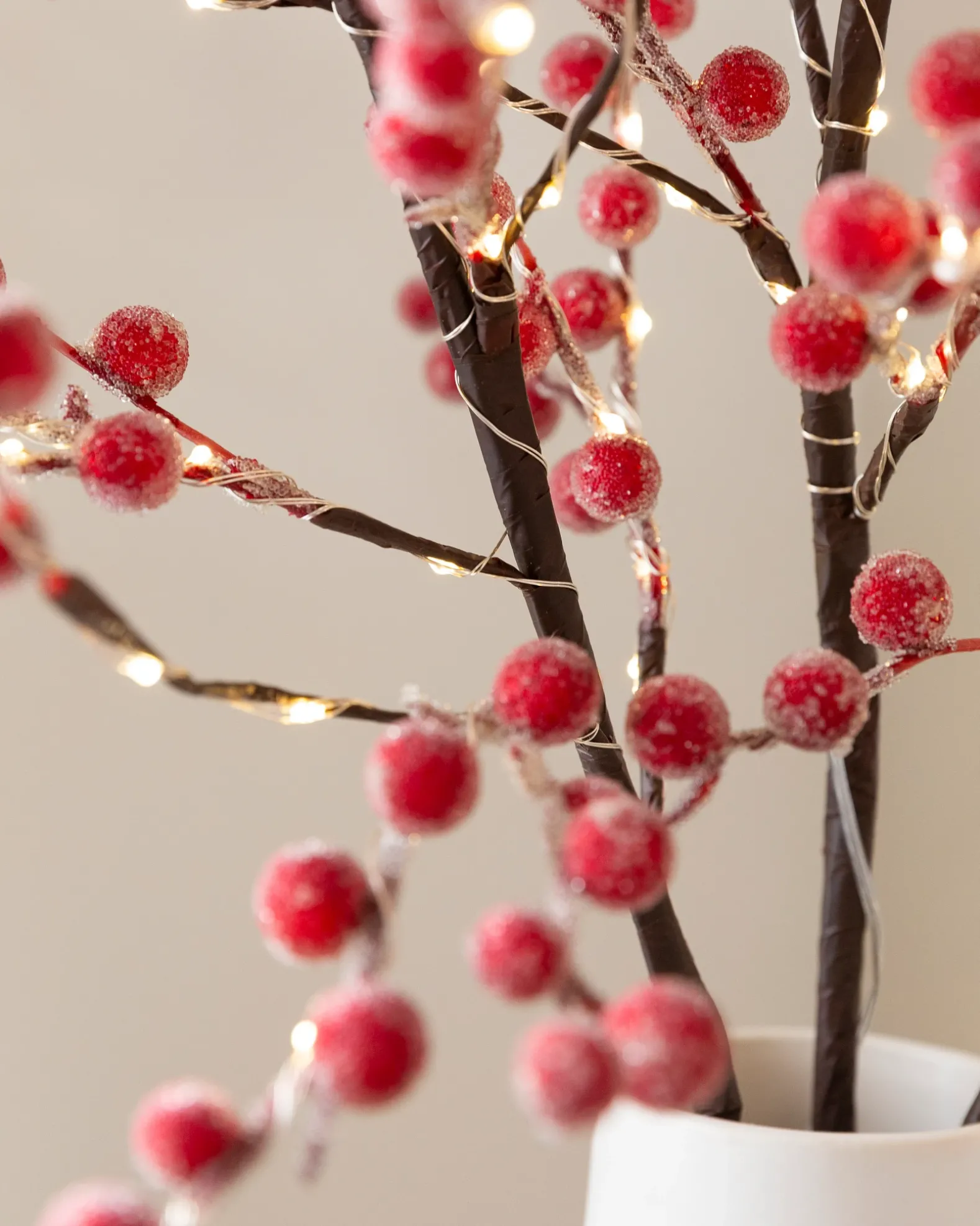 Lit Twig Branches