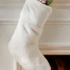 Lodge Faux Fur Christmas Stockings
