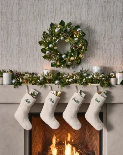 Lodge Faux Fur Christmas Stockings