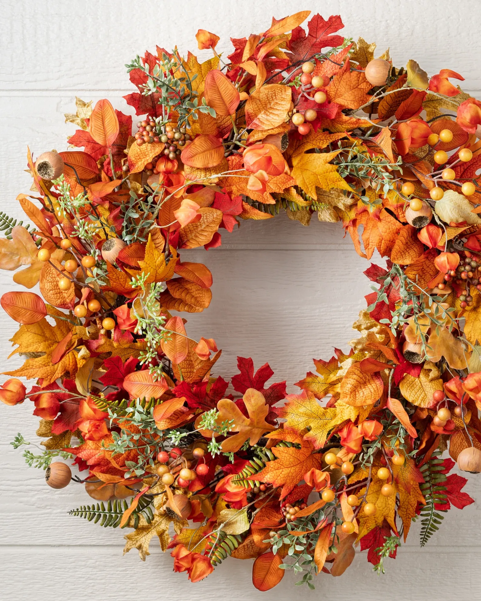 Maple Leaf & Japanese Lantern Foliage