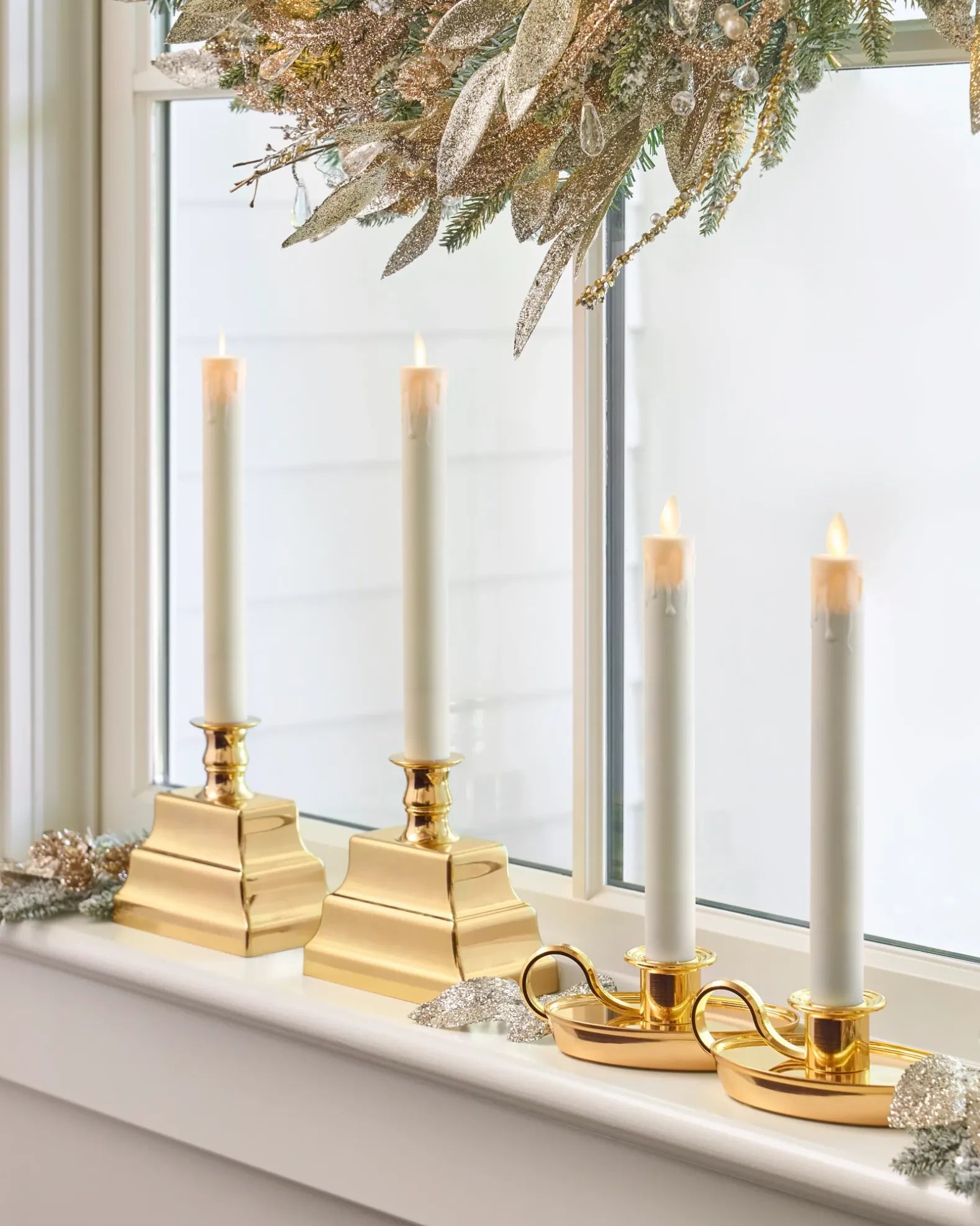 Miracle Flame LED Window Candles