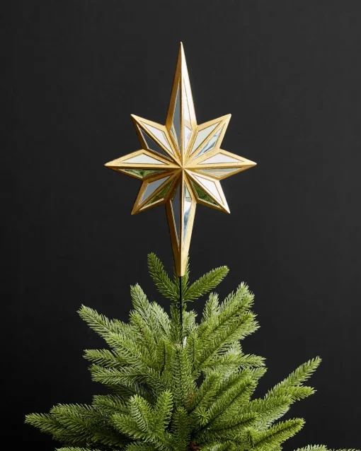 Mirrored Star Christmas Tree Topper