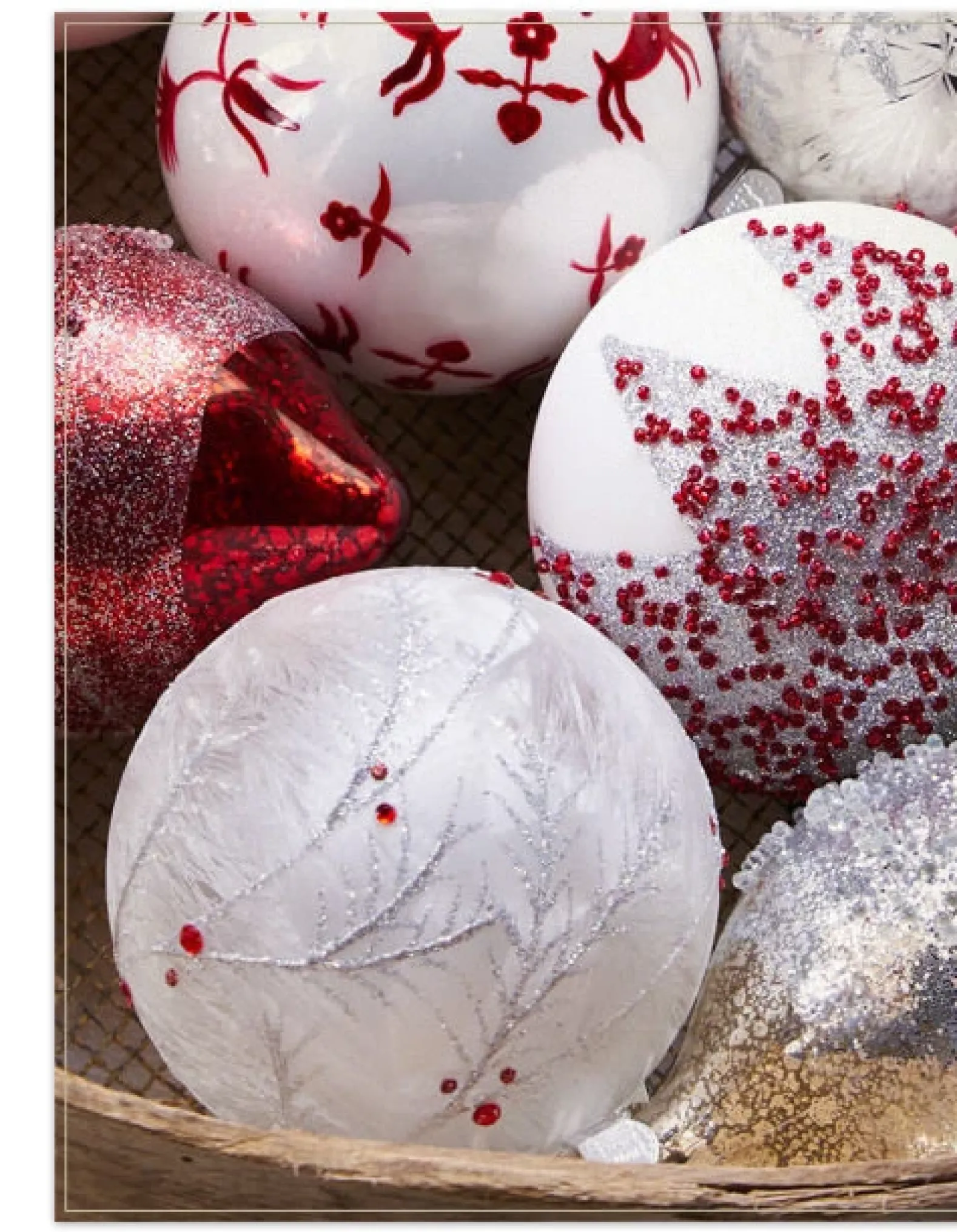 Nordic Frost Ornament Collection