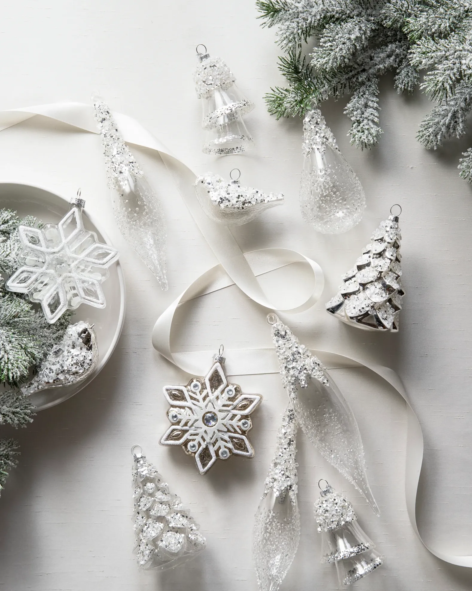 Nordic Frost Ornament Collection