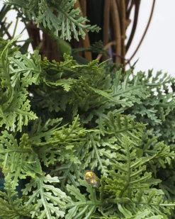 Outdoor Beacon Hill Cypress Artificial Christmas Topiaries