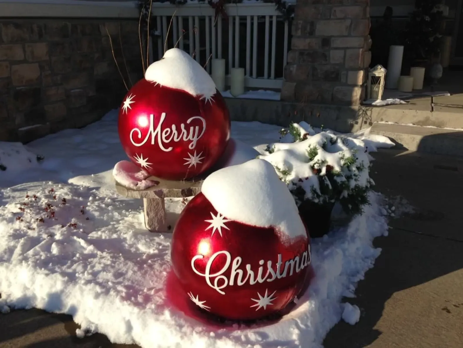 Outdoor Merry Christmas Ornaments