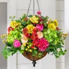 Outdoor Vivid Blooms Foliage