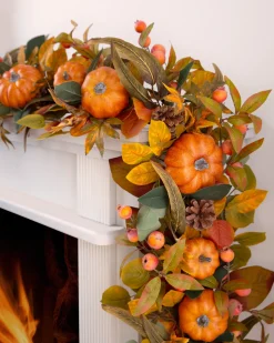 Pumpkin & Eucalyptus Foliage
