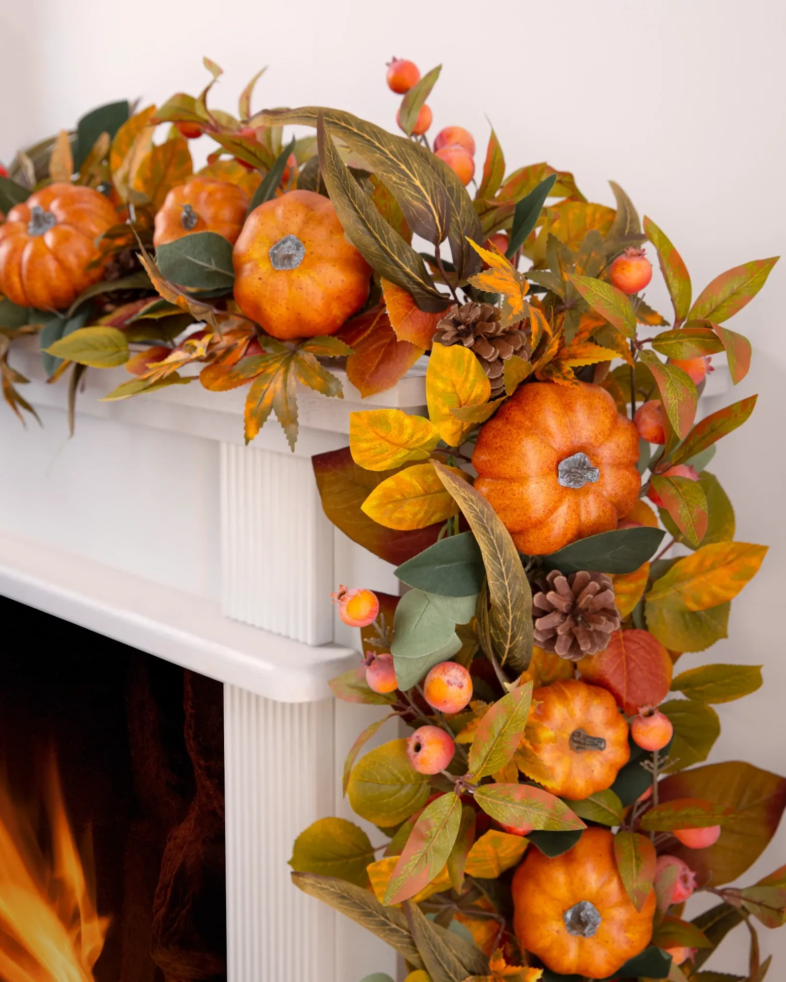 Pumpkin & Eucalyptus Foliage