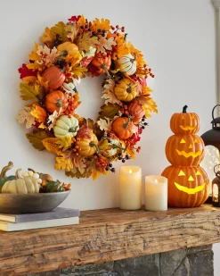 Pumpkin Patch & Berry Foliage