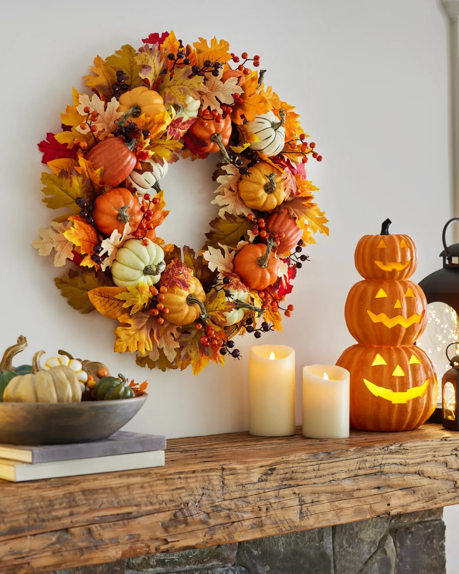 Pumpkin Patch & Berry Foliage