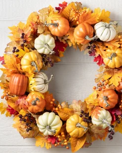 Pumpkin Patch & Berry Foliage