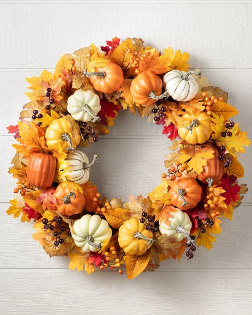 Pumpkin Patch & Berry Foliage