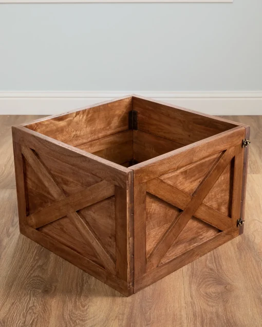 Wooden Crate Christmas Tree Collars