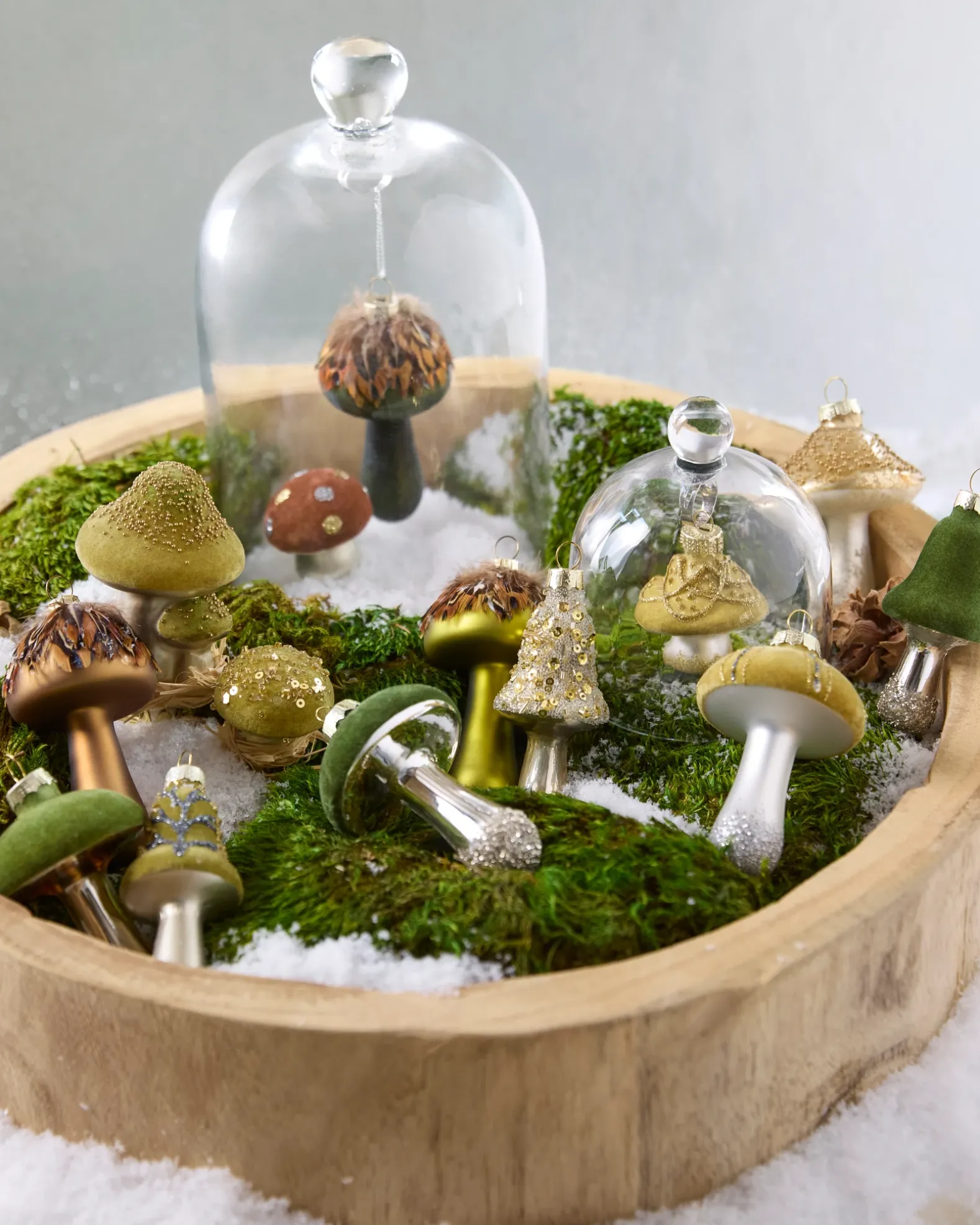 Woodland Glass Ornament Collection