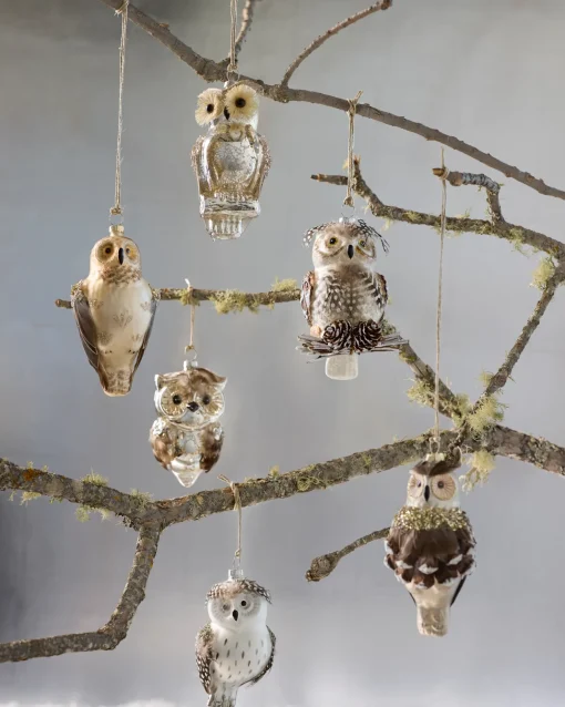 Woodland Glass Ornament Collection